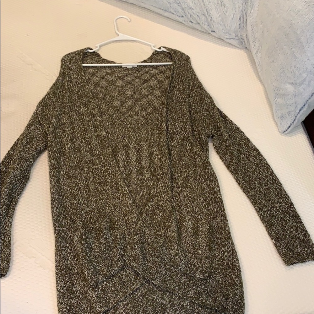 Garage cardigan with pockets